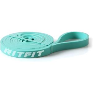 RitFit Pull Up Assist Band – Premium Resistance Band for Pull Up Assistance, Resistance Training, Body Stretching, Powerlifting, Mobility Training(#8 Aqua – 10 to 35 Pounds)