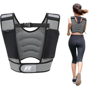 RitFit Weighted Vest, 4lb/8lb/10lb/12lb/15lb/20lb Weight Vest with Reflective Stripes, Weight Vest Adjustable for Women and Men Workout, Strength Training, Running, Fitness, Jogging, Walking(20LB)