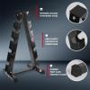 RitFit 250LB/300LB Rubber Hex Dumbbell Sets with Weights Rack, Multiple Color Choices Available, Great Gym Equipment for Home, Strength Training, Workouts(Black)