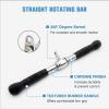 RitFit Cable Machine Attachments for Gym, LAT Pulldown Accessories with Multi-Option: V Bar, Tricep Rope, Double D Handle, Rotating Straight Bar, for Weight Fitness