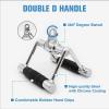 RitFit Cable Machine Attachments for Gym, LAT Pulldown Accessories with Multi-Option: V Bar, Tricep Rope, Double D Handle, Rotating Straight Bar, for Weight Fitness