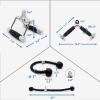 RitFit Cable Machine Attachments for Gym, LAT Pulldown Accessories with Multi-Option: V Bar, Tricep Rope, Double D Handle, for Weight Fitness