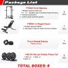 RitFit Smith Machine Power Rack with LAT-Pull Down System, Landmine, Barbell Bar, Plate Storage Pegs and More Training Attachment(Package (With Black BP 140LBS))