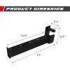 RitFit Spotter Arms Power Cage Attachment, Squat Rack Safety Bars for 2.36” x 2.36” Power Rack, Safety Squat Bar Attachment for Home Gym