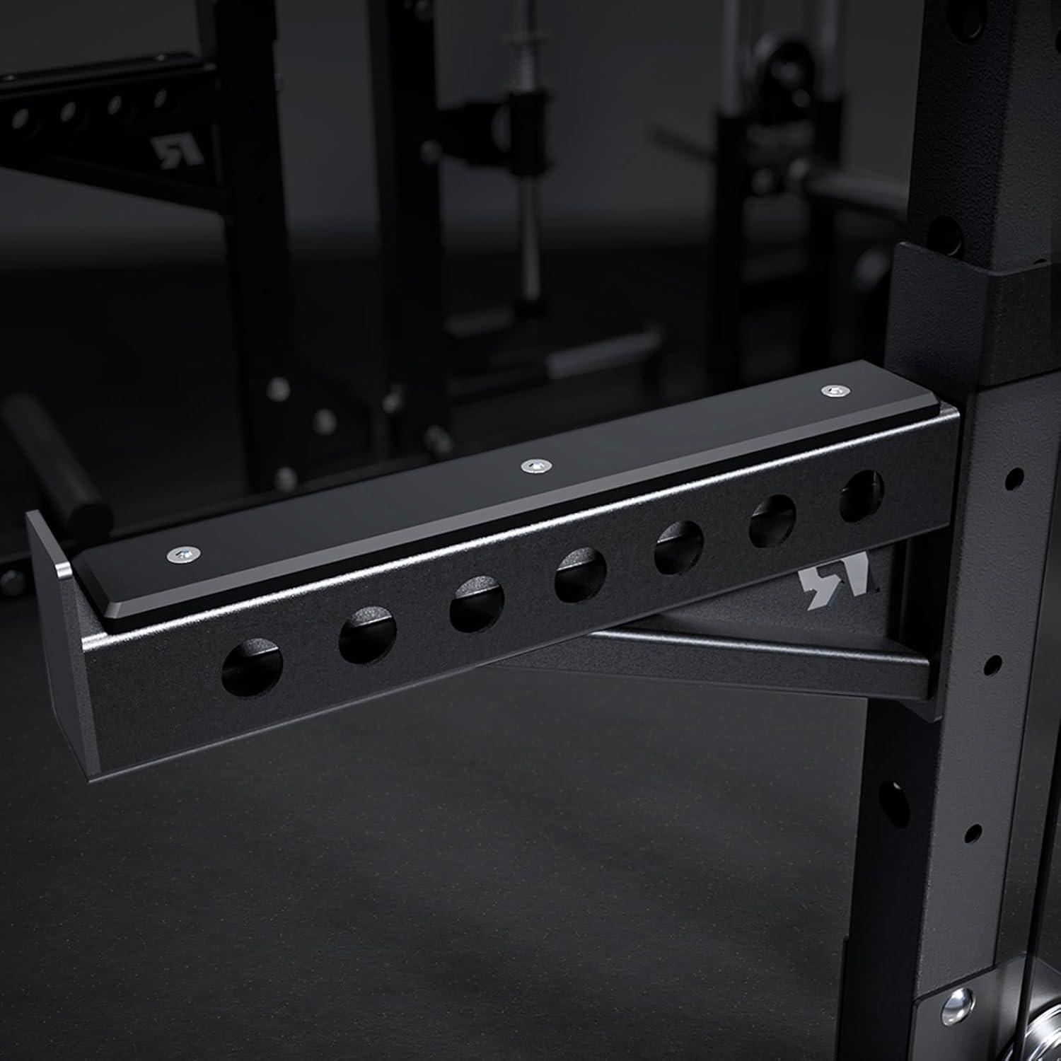 imageRitFit M2 Smith Machine with with Cable Crossover System 3D Functional Trainer amp Power Cage 16 Adjustment Holes 6 Storage Pegs for FullBody Home GymBLACK