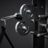 RitFit M2 Smith Machine with with Cable Crossover System, 3D Functional Trainer & Power Cage, 16 Adjustment Holes, 6 Storage Pegs for Full-Body Home Gym(BLACK)