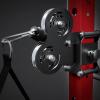 RitFit M2 Smith Machine with with Cable Crossover System, 3D Functional Trainer & Power Cage, 16 Adjustment Holes, 6 Storage Pegs for Full-Body Home Gym(RED)