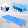 RitFit Upgraded Folding Exercise Mat, 2 Inch Thick Gymnastics Mat 3’x6’,4’x8’,4×10’,2’x8′ with Carrying Handles for Yoga, MMA, Stretching, Core Workouts and Home Gym Protective Flooring(Blue(4′ x 8′))