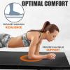 RitFit Upgraded Folding Exercise Mat, 2 Inch Thick Gymnastics Mat 3’x6’,4’x8’,4×10’,2’x8′ with Carrying Handles for Yoga, MMA, Stretching, Core Workouts and Home Gym Protective Flooring(Black(3′ x 6′))