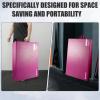 RitFit Upgraded Folding Exercise Mat, 2 Inch Thick Gymnastics Mat 3’x6’,4’x8’,4×10’,2’x8′ with Carrying Handles for Yoga, MMA, Stretching, Core Workouts and Home Gym Protective Flooring(Pink(3′ x 6′))