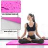 RitFit Upgraded Folding Exercise Mat, 2 Inch Thick Gymnastics Mat 3’x6’,4’x8’,4×10’,2’x8′ with Carrying Handles for Yoga, MMA, Stretching, Core Workouts and Home Gym Protective Flooring(Pink(3′ x 6′))
