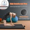 RitFit Upgraded Folding Exercise Mat, 2 Inch Thick Gymnastics Mat 3’x6’,4’x8’,4×10’,2’x8′ with Carrying Handles for Yoga, MMA, Stretching, Core Workouts and Home Gym Protective Flooring(Black(2′ x 8′))