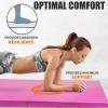 RitFit Upgraded Folding Exercise Mat, 2 Inch Thick Gymnastics Mat 3’x6’,4’x8’,4×10’,2’x8′ with Carrying Handles for Yoga, MMA, Stretching, Core Workouts and Home Gym Protective Flooring(Pink(3′ x 6′))