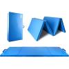 RitFit Upgraded Folding Exercise Mat, 2 Inch Thick Gymnastics Mat 3’x6’,4’x8’,4×10’,2’x8′ with Carrying Handles for Yoga, MMA, Stretching, Core Workouts and Home Gym Protective Flooring(Blue(4′ x 10′))