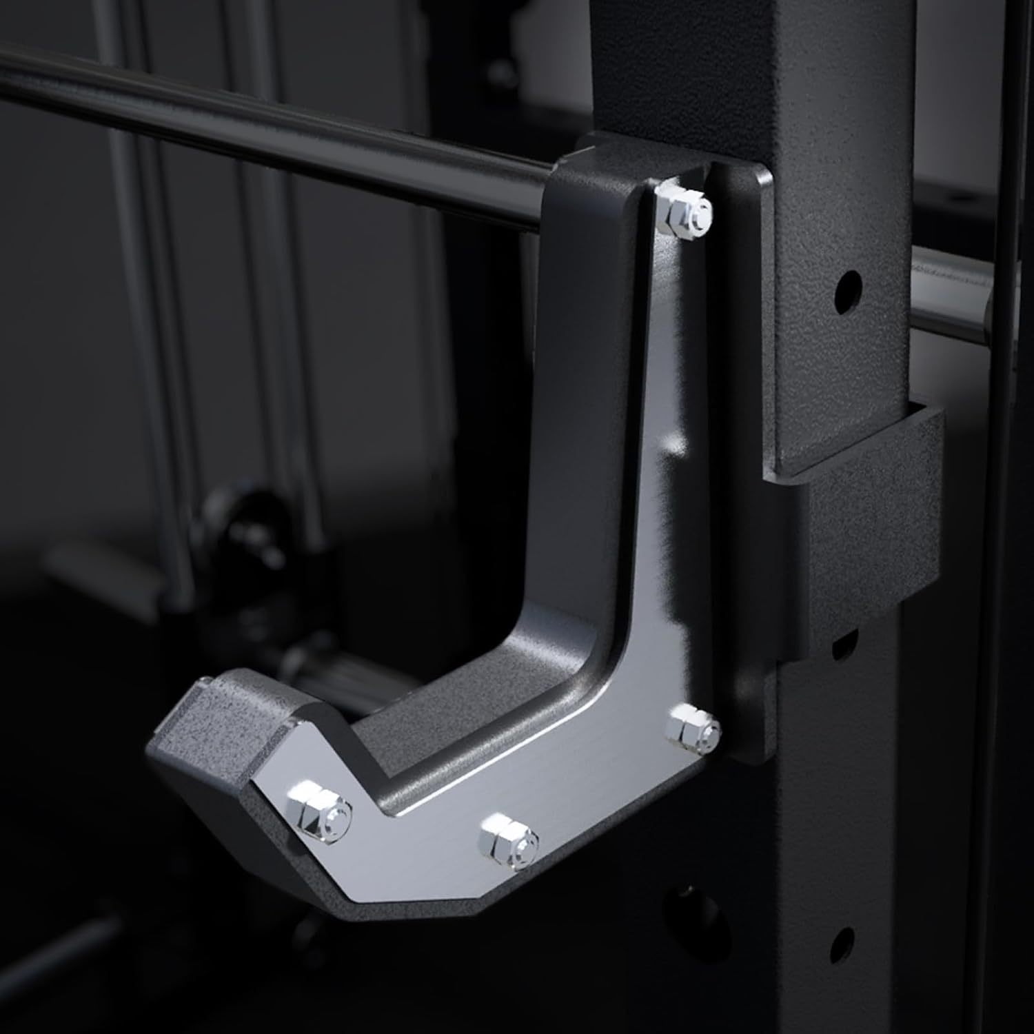 image:imageRitFit M2 3D Smith Machine amp 2866LB Builtin Weight Stack with Cable Crossover System All in One Functional Trainer amp Power Cage 16 Adjustment Holes 6 Storage Pegs for FullBody Home GymBLACK