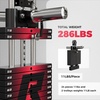 RitFit M1 Pro Smith Machine Package, All-in-One Power Cage with Weight Stack Set, Includes LAT Pulldown & Cable Crossover System for Home Gym(Black)