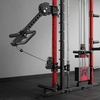 RitFit M1 Pro Smith Machine with LAM1 Adjustable Lever Arm Attachment, All-in-One Power Cage, Power Rack with LAT Pulldown & Cable Crossover System for Home Gym(Black)