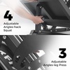 RitFit 3-in-1 Leg Press Hack Squat Machine for Home Gym, 1500LB Capacity, Compact Space-Saving Design with Multiple Hack Squat & Leg Press Angles(BLACK)