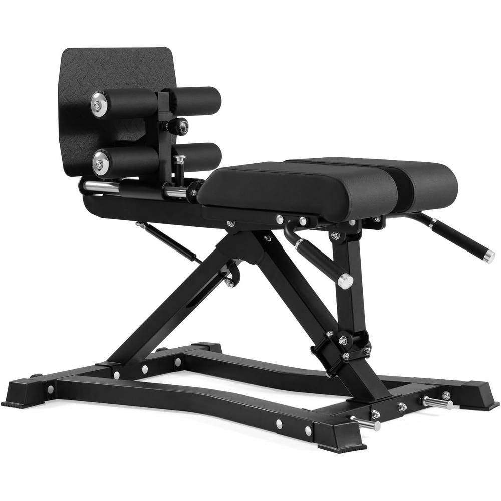 image:imageRitFit Back Extension Machine Roman Chair Hyperextension Bench for Home GymBlack