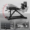 RitFit Back Extension Machine Roman Chair Hyperextension Bench for Home Gym(Black)