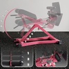 RitFit Back Extension Machine Roman Chair Hyperextension Bench for Home Gym(Pink)