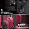 RitFit Hip Abductor and Adductor Machine, 200 LB Weight Capacity | For Home Gym, Forward Support Handles, 360 Degree Knee Pads, 8-Position Adjustment, Compact 60.2 x 30.3 Inch(PINK)